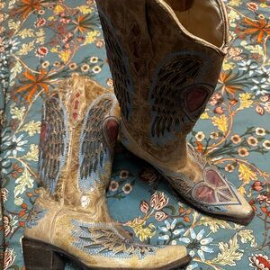 Embroidered Western Boots